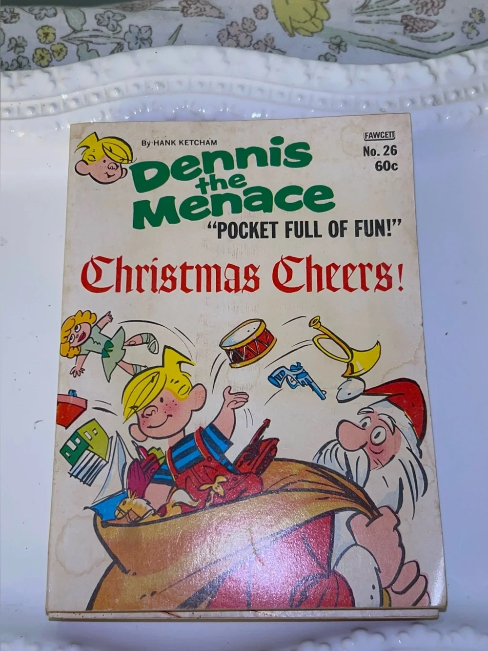 Dennis the Menace Vintage Book Stack
